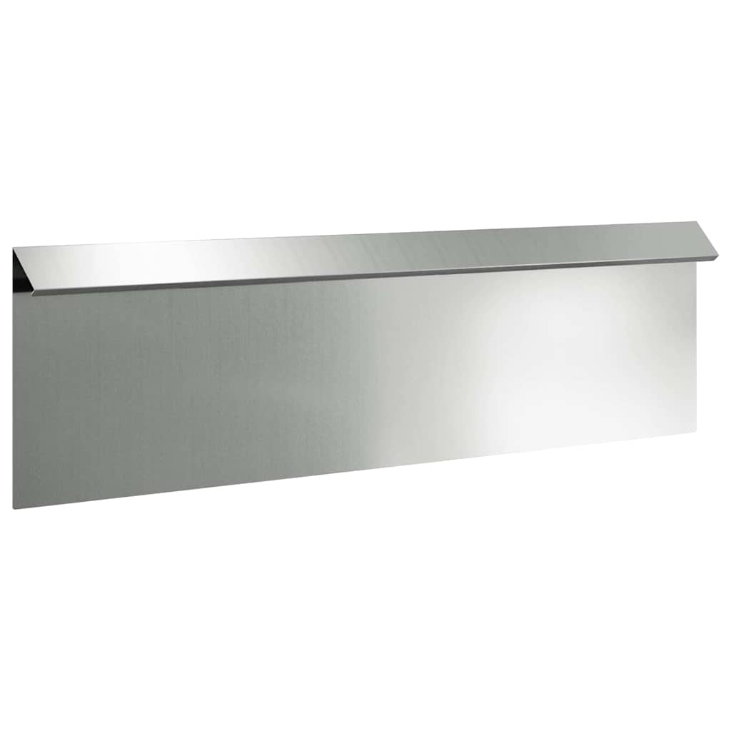 Ükssarviku aed 100 x 3,5 x 25 cm Tsingitud teras Hõbedane