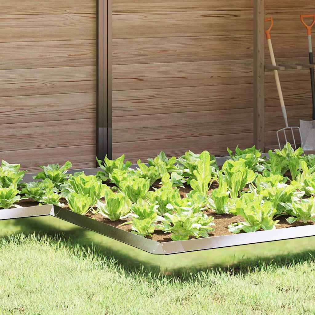 Ükssarviku aed 4 tk 13,5 x 13,5 x 25 cm Roostevaba teras