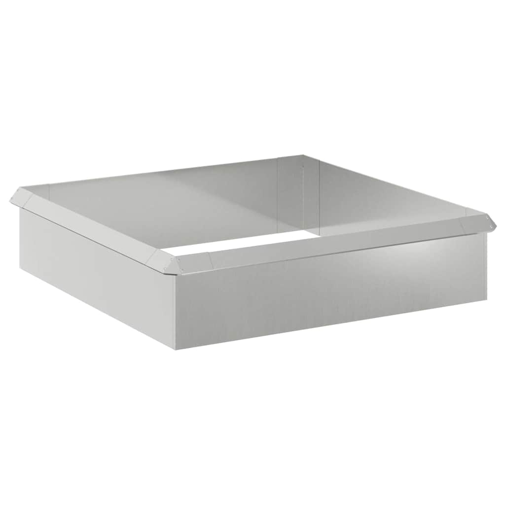 Rästikuaed 8 tk 100 x 3,5 x 25 cm Tsinkteras Hõbedane