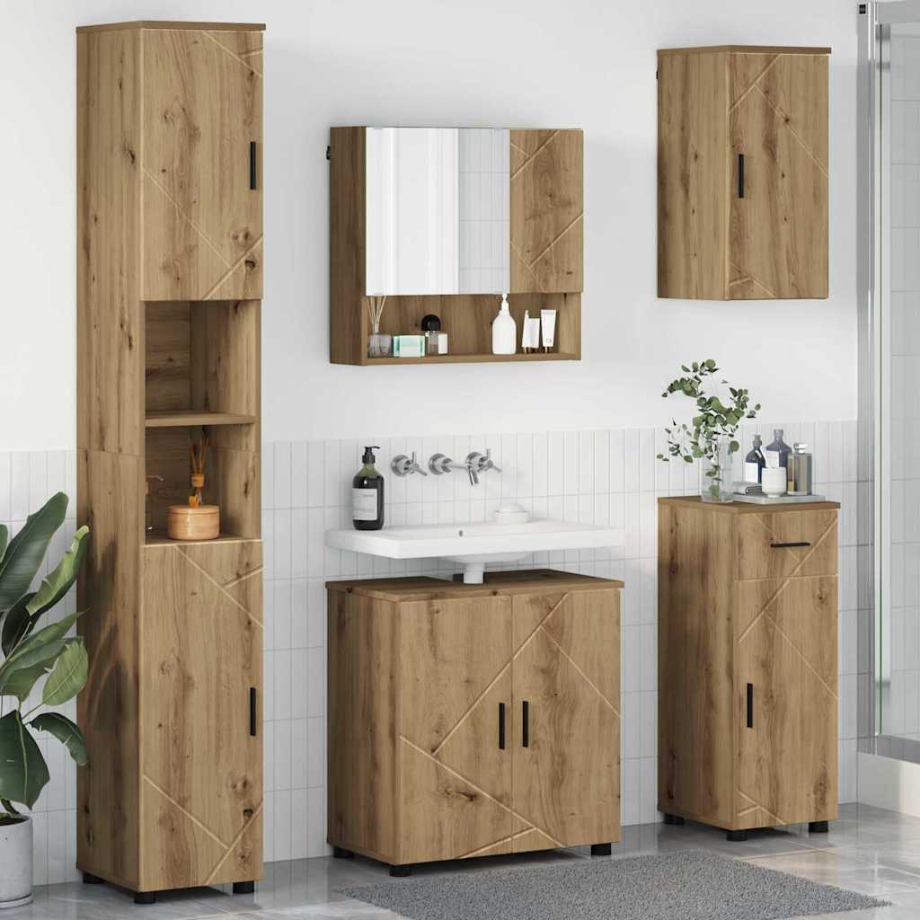 Vannitoa mööbleset 5 tk Artisan tamm 61 x 35 x 64 cm