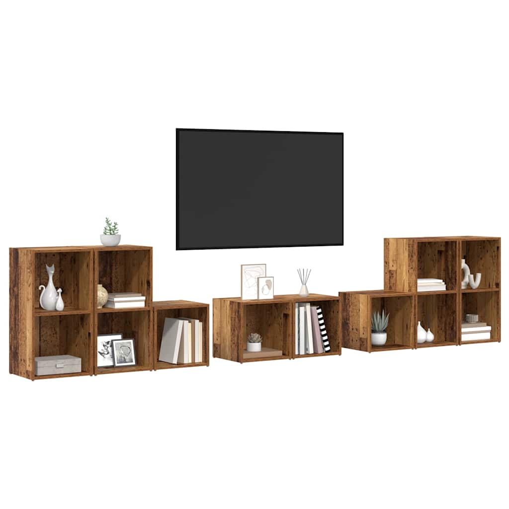 TV kapi komplekt 8 tk Vana puit Tehispuit
