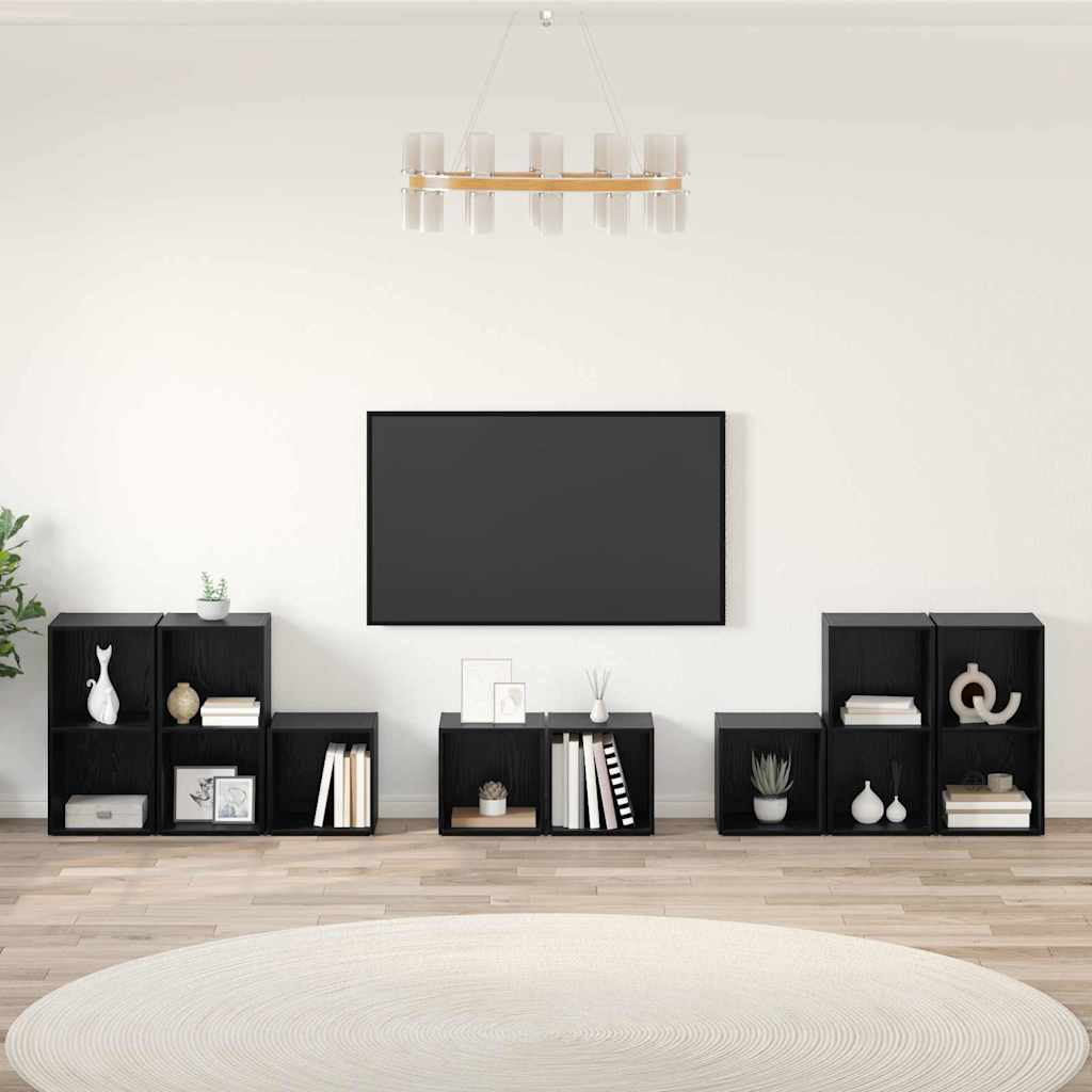 TV kapi komplekt 8 tk Must tamm Tehispuit