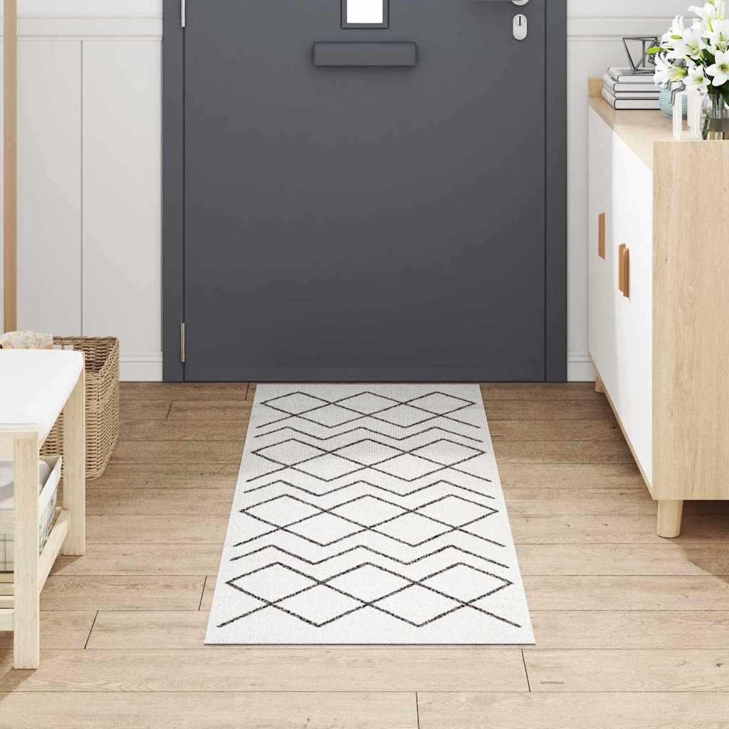 Köögivaip Valge 180 x 60 cm Samet