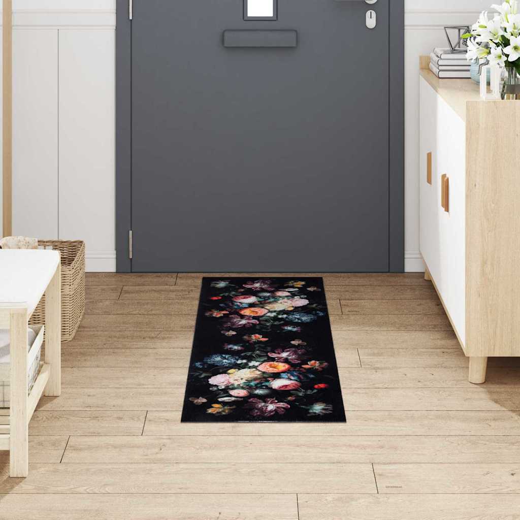 Köögivaip Must 150 x 45 cm Samet