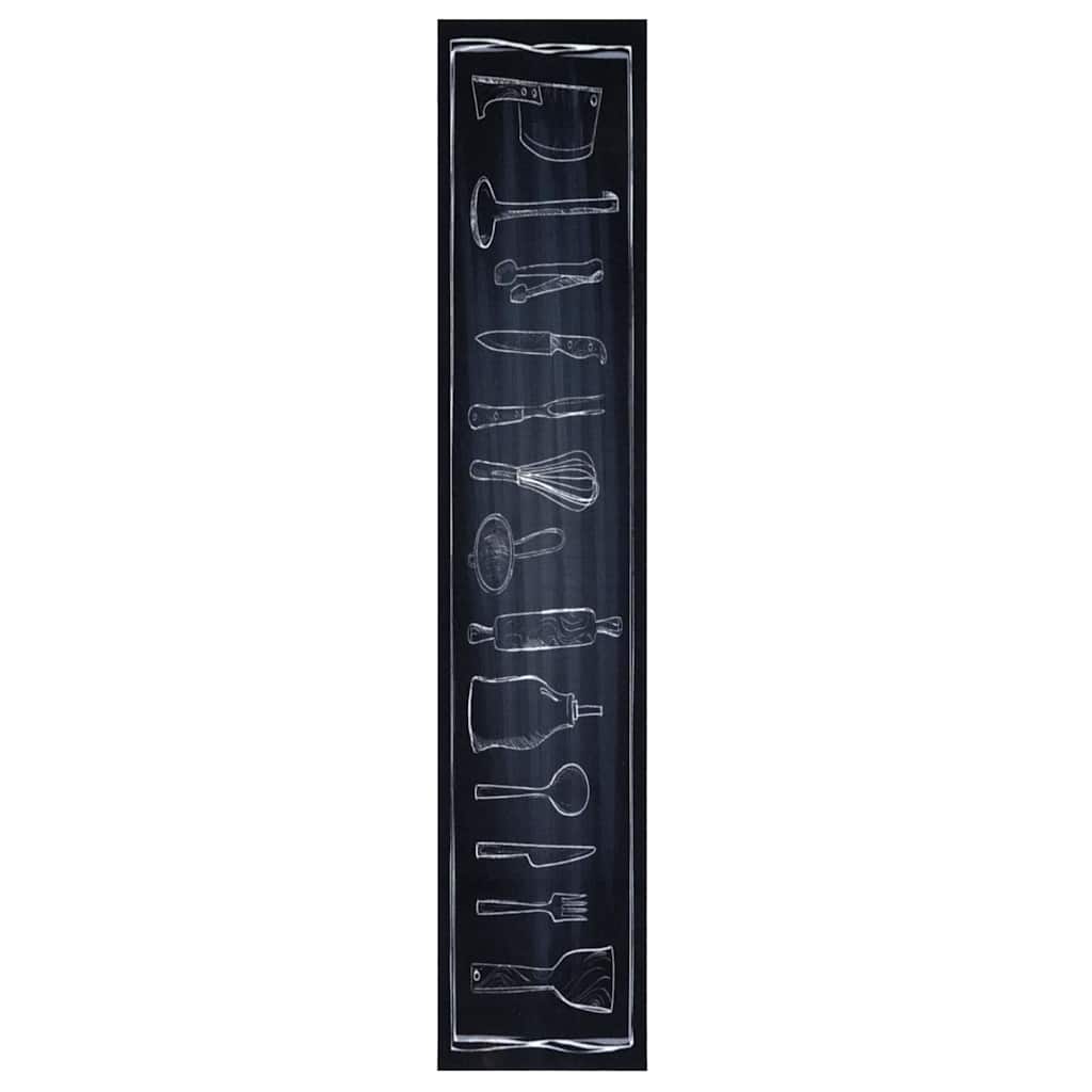 Köögivaip Must 300 x 60 cm Samet