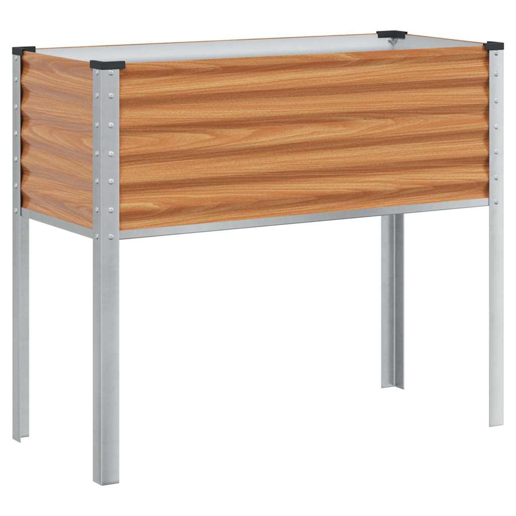 Aia istutuspot Helepruun 100 x 45 x 90 cm Tsinkteras