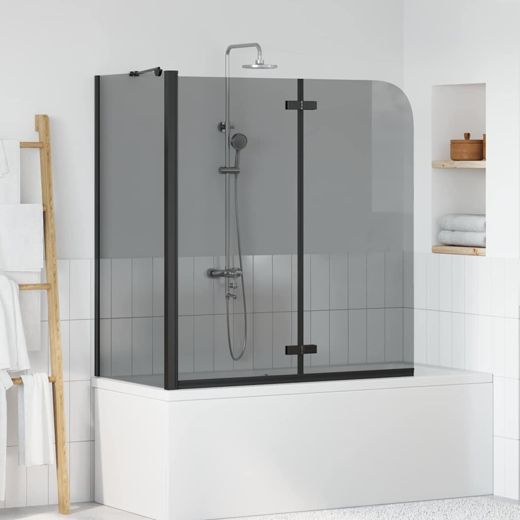 Duši Kest Must 120 x 68 x 130 cm ESG Klaas ja Alumiinium