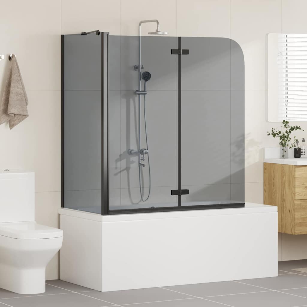 Duši Kest Must 120 x 68 x 130 cm ESG Klaas ja Alumiinium