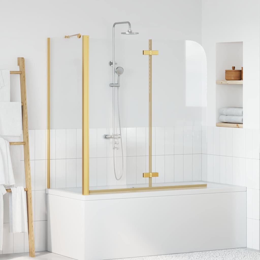 Duši Kest Kuldne 120 x 68 x 130 cm ESG Klaas ja Alumiinium