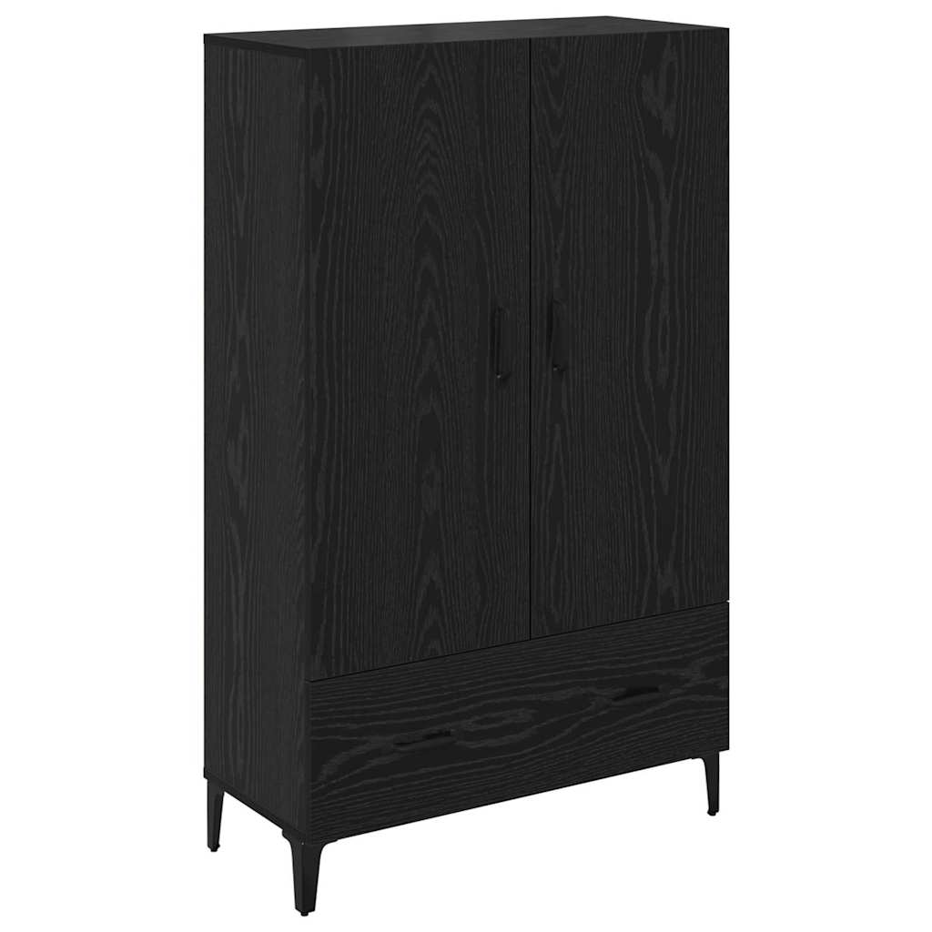 Kõrgushein sahtliga Must tamm 70 x 31 x 115 cm