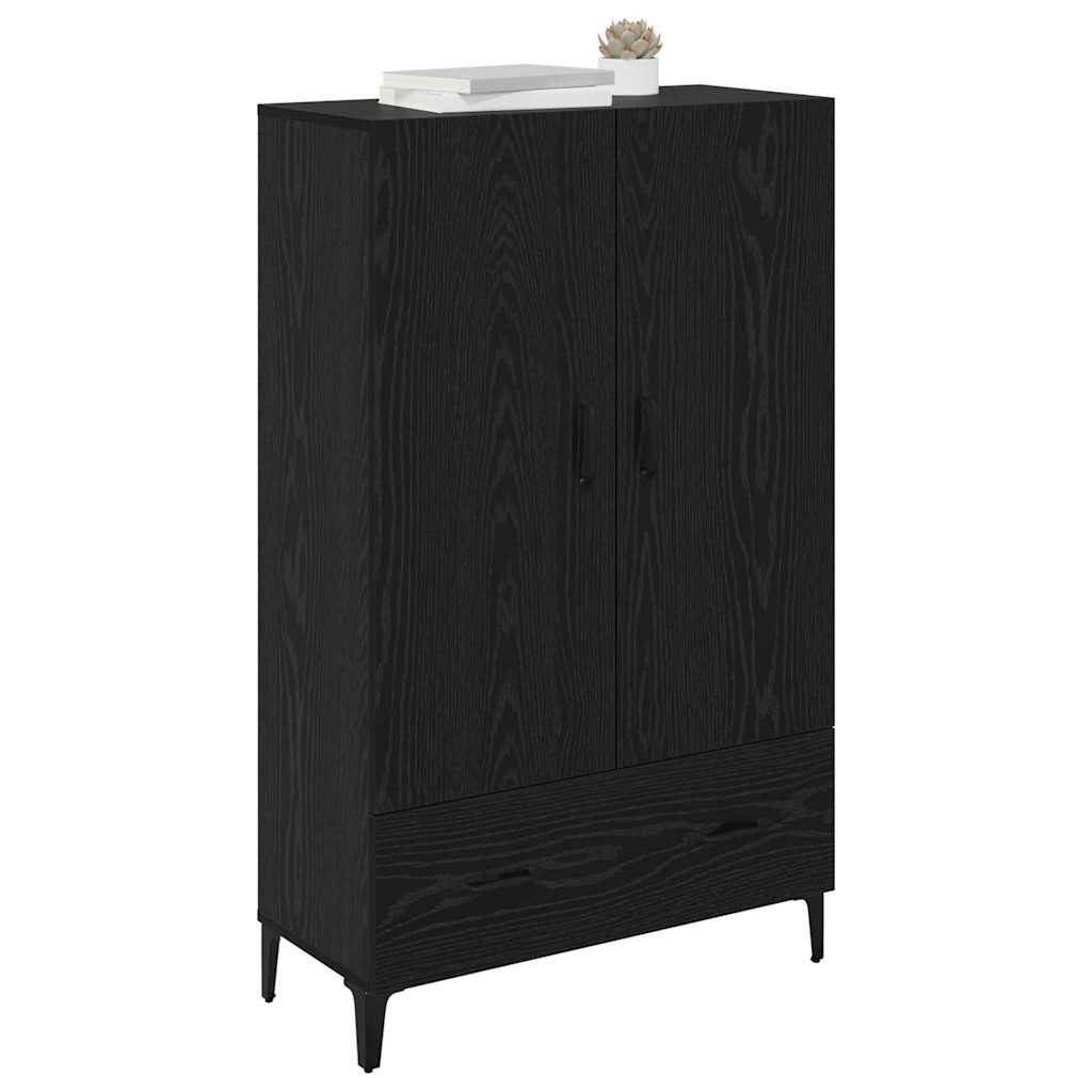 Kõrgushein sahtliga Must tamm 70 x 31 x 115 cm