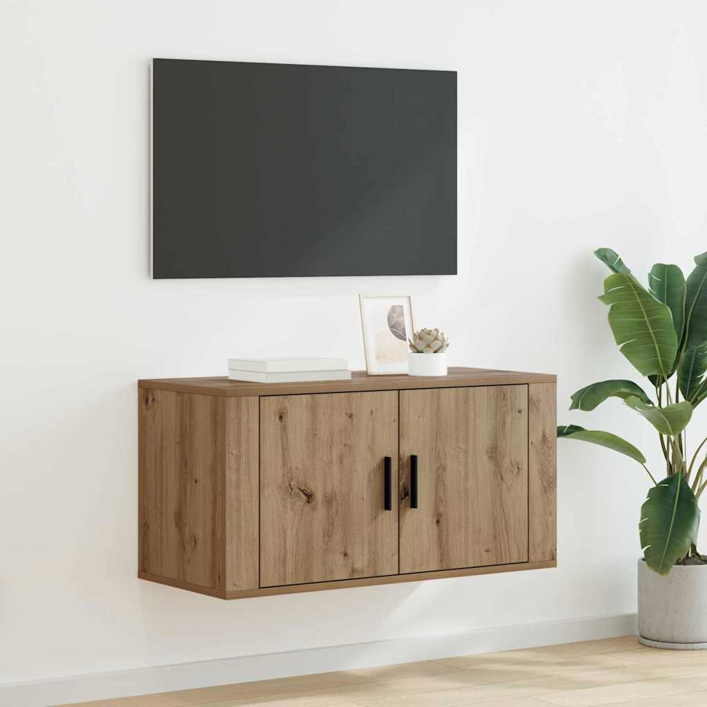 Seinale kinnitatav TV kapp 80 x 34.5 x 40 cm käsitöötamm