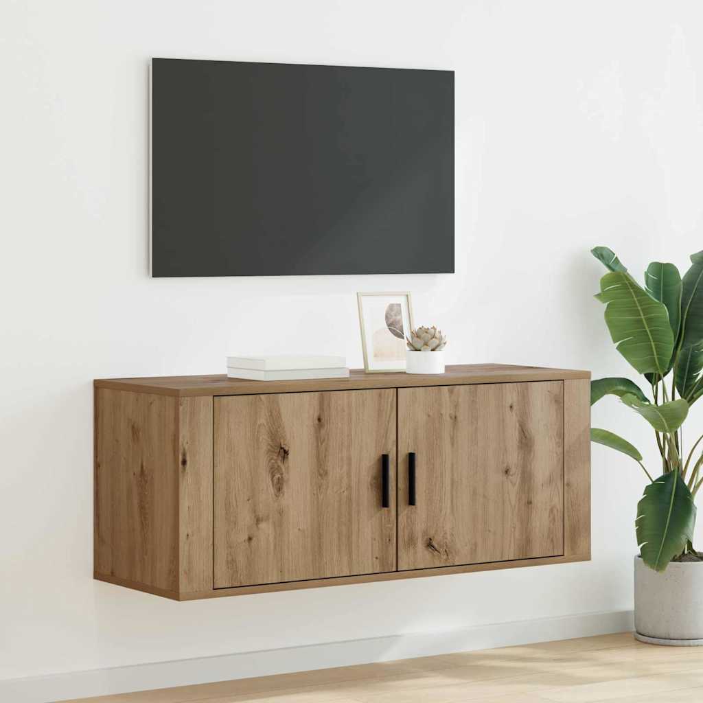 Seinale kinnitatav TV kapp 100 x 34,5 x 40 cm Käsitööpuu