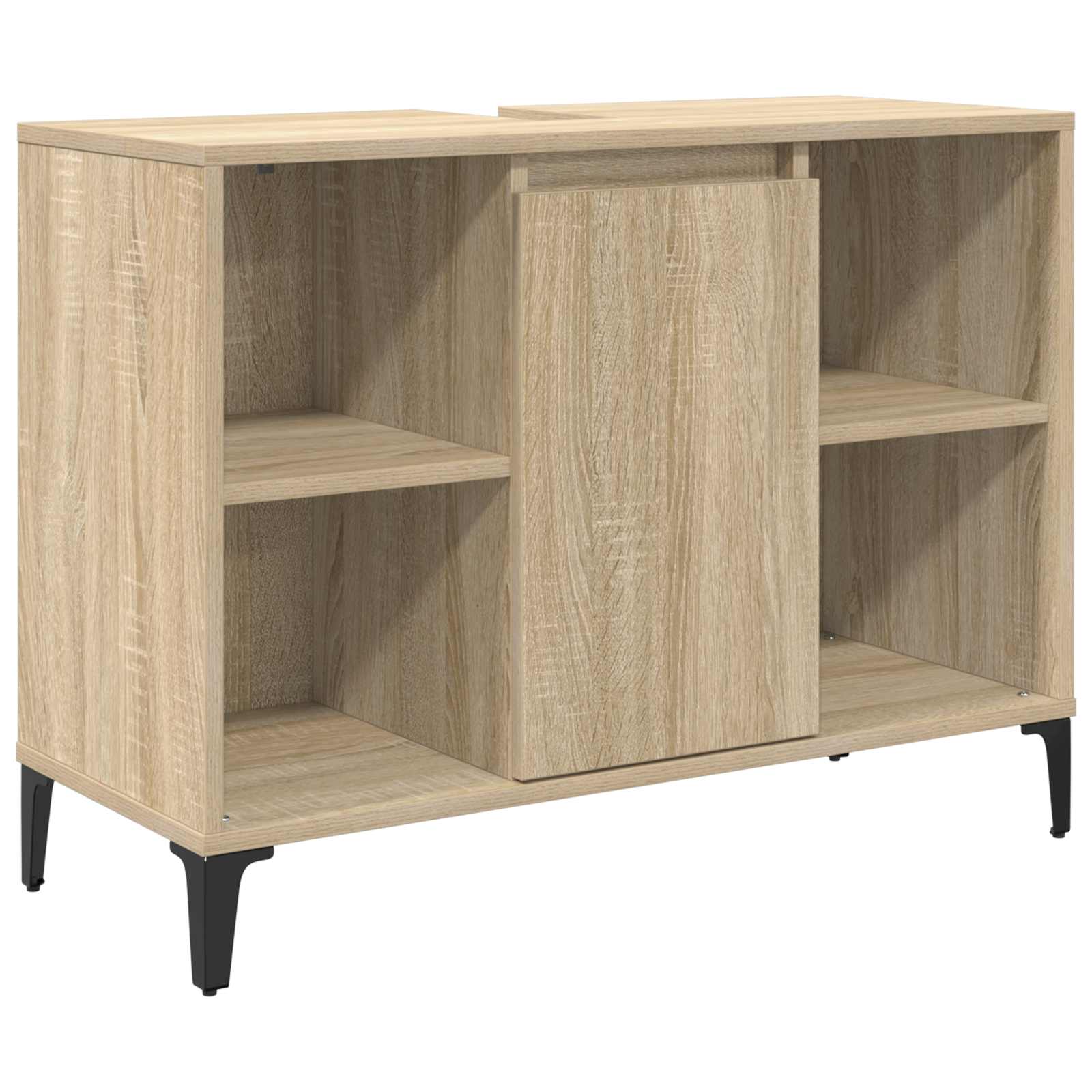 Valamukapp riiuliga ladustamisega Sonoma tamm 80 x 33 x 60 cm