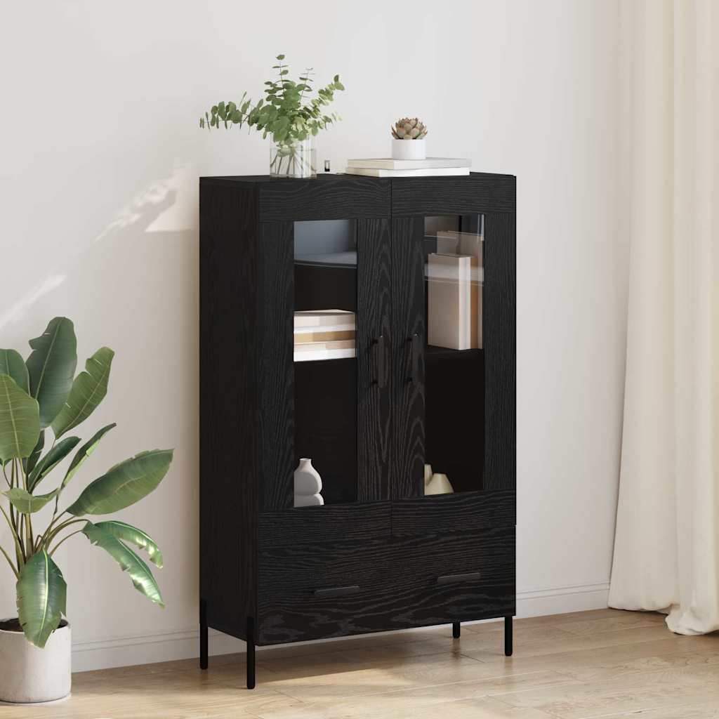 Kõrgushein CORONA Must tamm 69,5 x 31 x 115 cm Tehispuit
