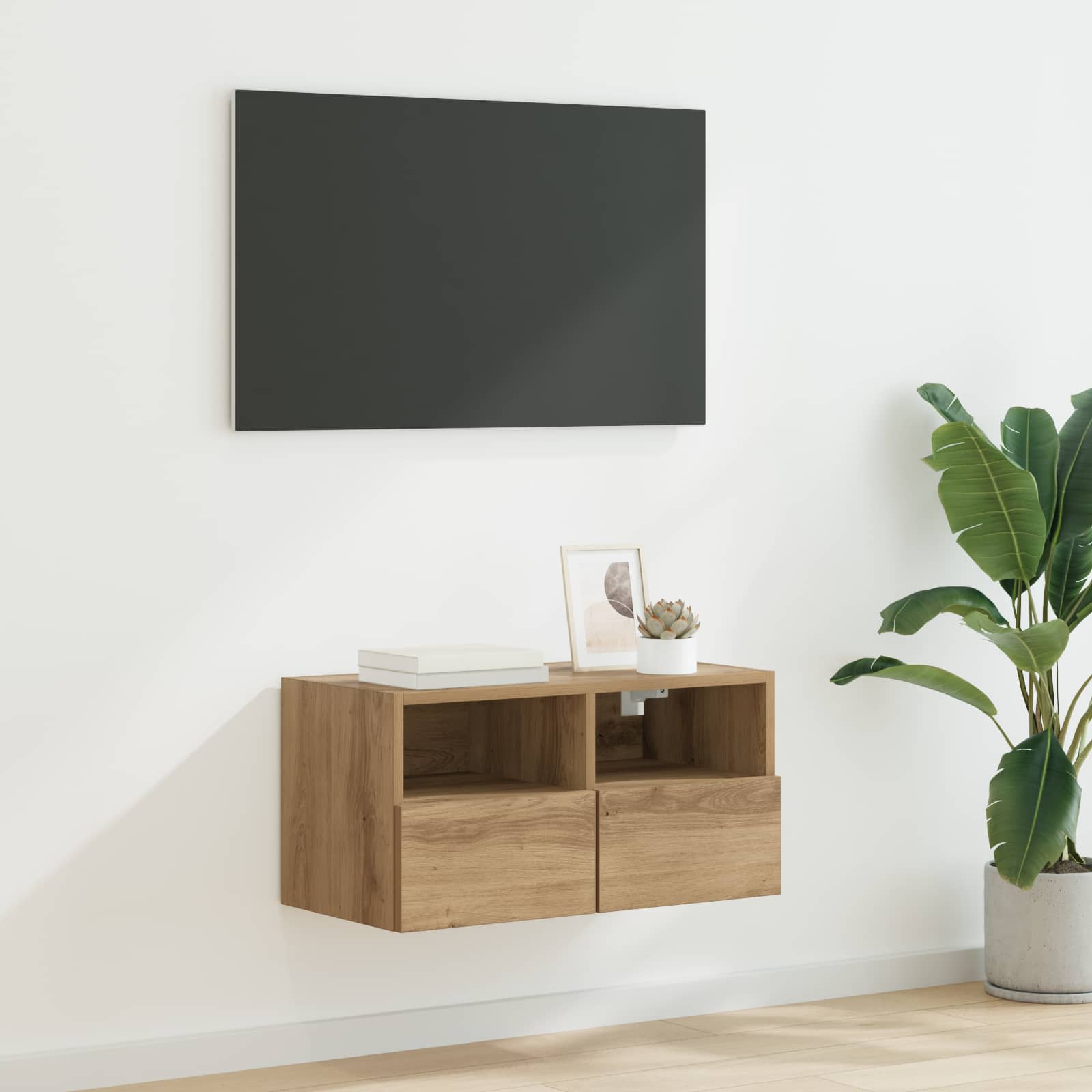 TV Seina Kapp 60 x 30 x 30 cm Käsitööpuu Tehispuit