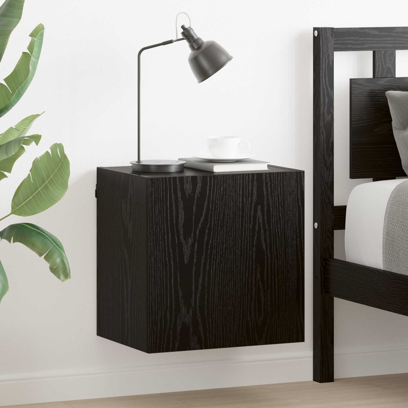 TV Seina Kapp 40,5x30x40cm Must tamm Tehispuit