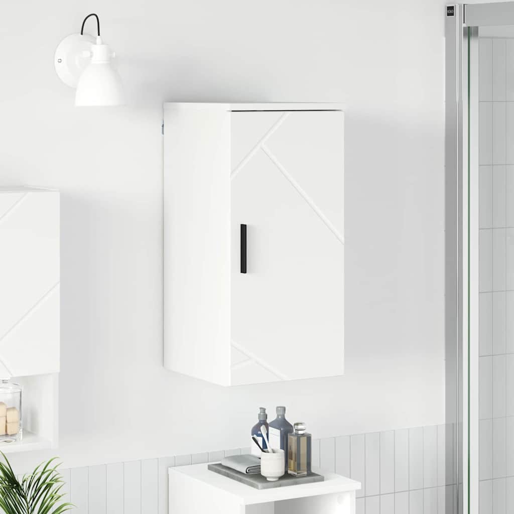 Vannitoa kapp Valge 30 x 31,5 x 61 cm Tehispuit, Metall