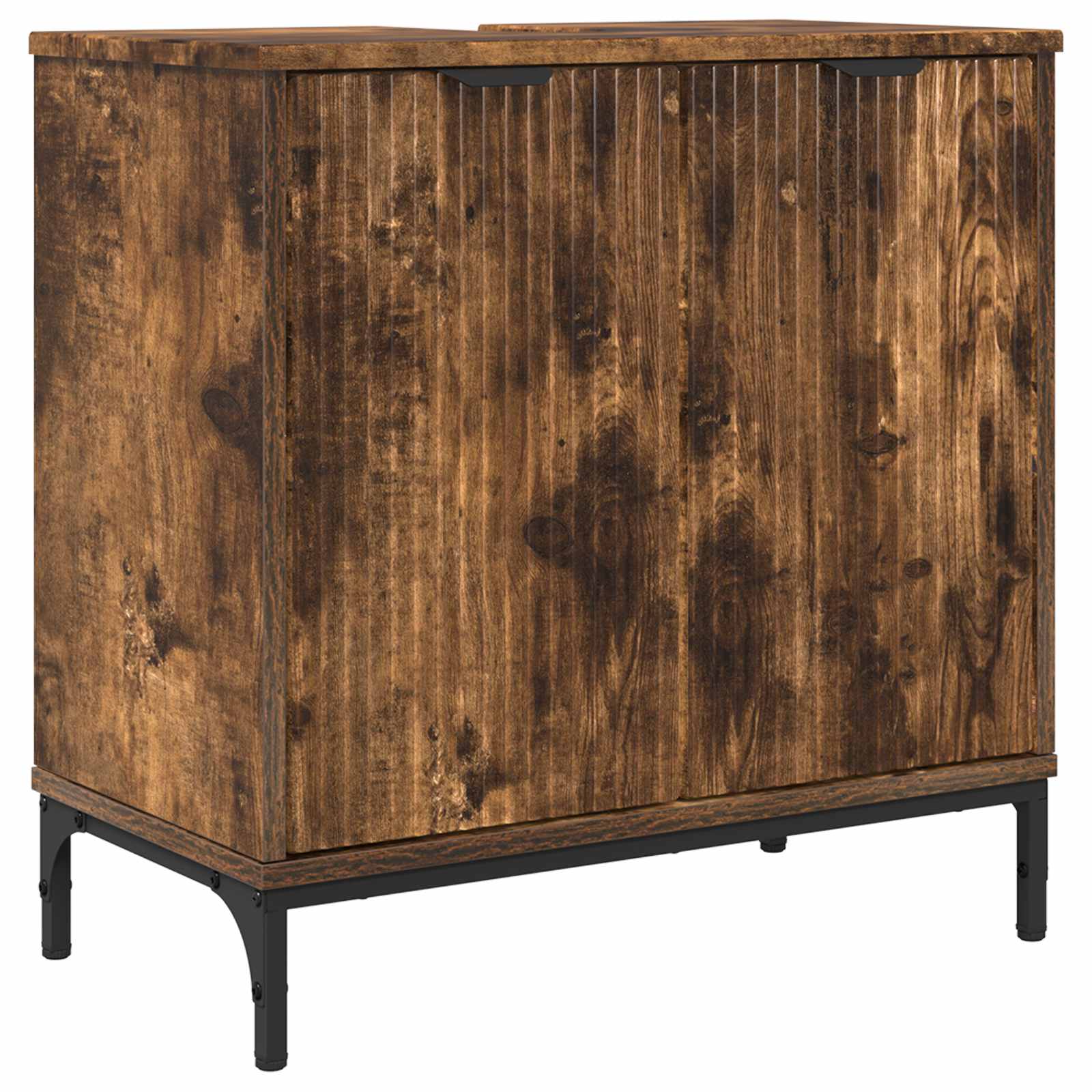 Vannitoa kraanikausi kapp Suitsetatud tamm 60,5 x 33,5 x 61 cm