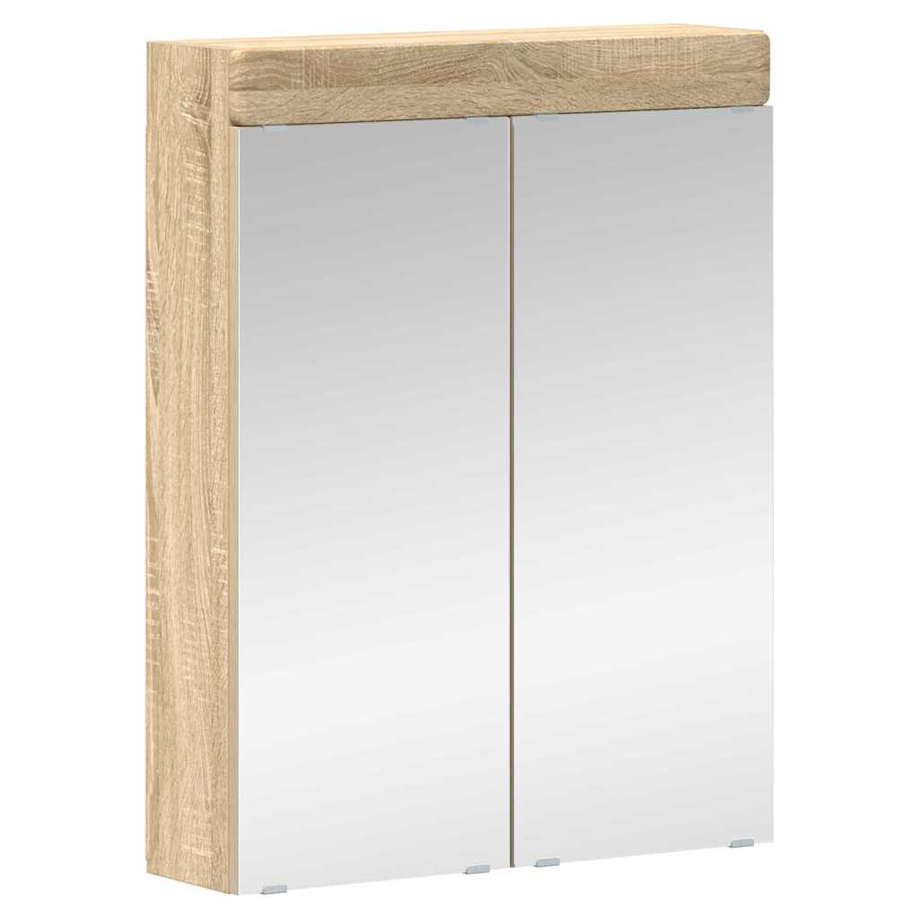 Vannitoa peeglikapp TULUM Sonoma tamm 60 x 16,5 x 78 cm