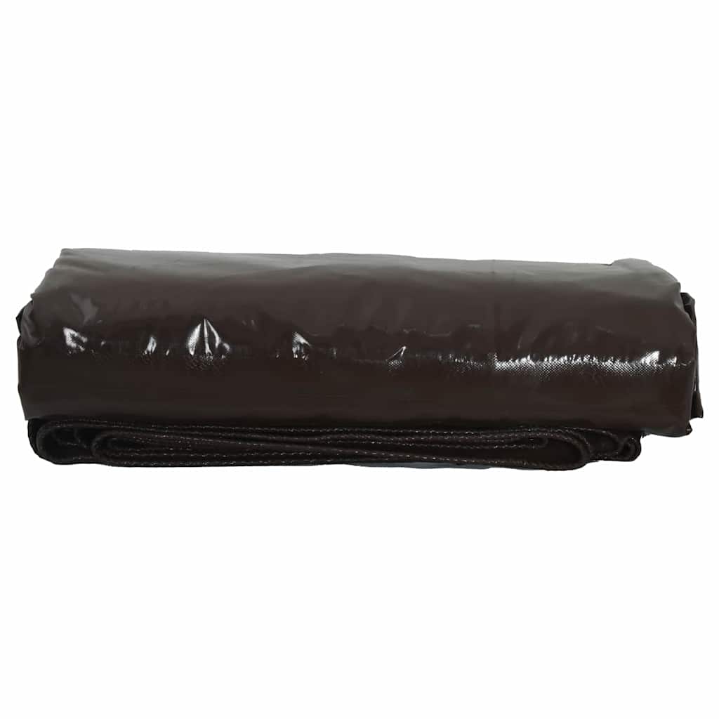 Tarpaulin 650g / m² Pruun 2 x 3 m Lõuend PVC kattega