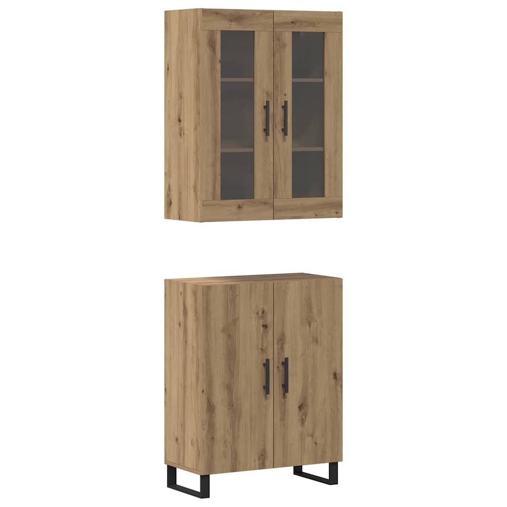 Kõrgushein 2 tk käsitöötamm 69,5 x 34 x 180 cm Tehispuit