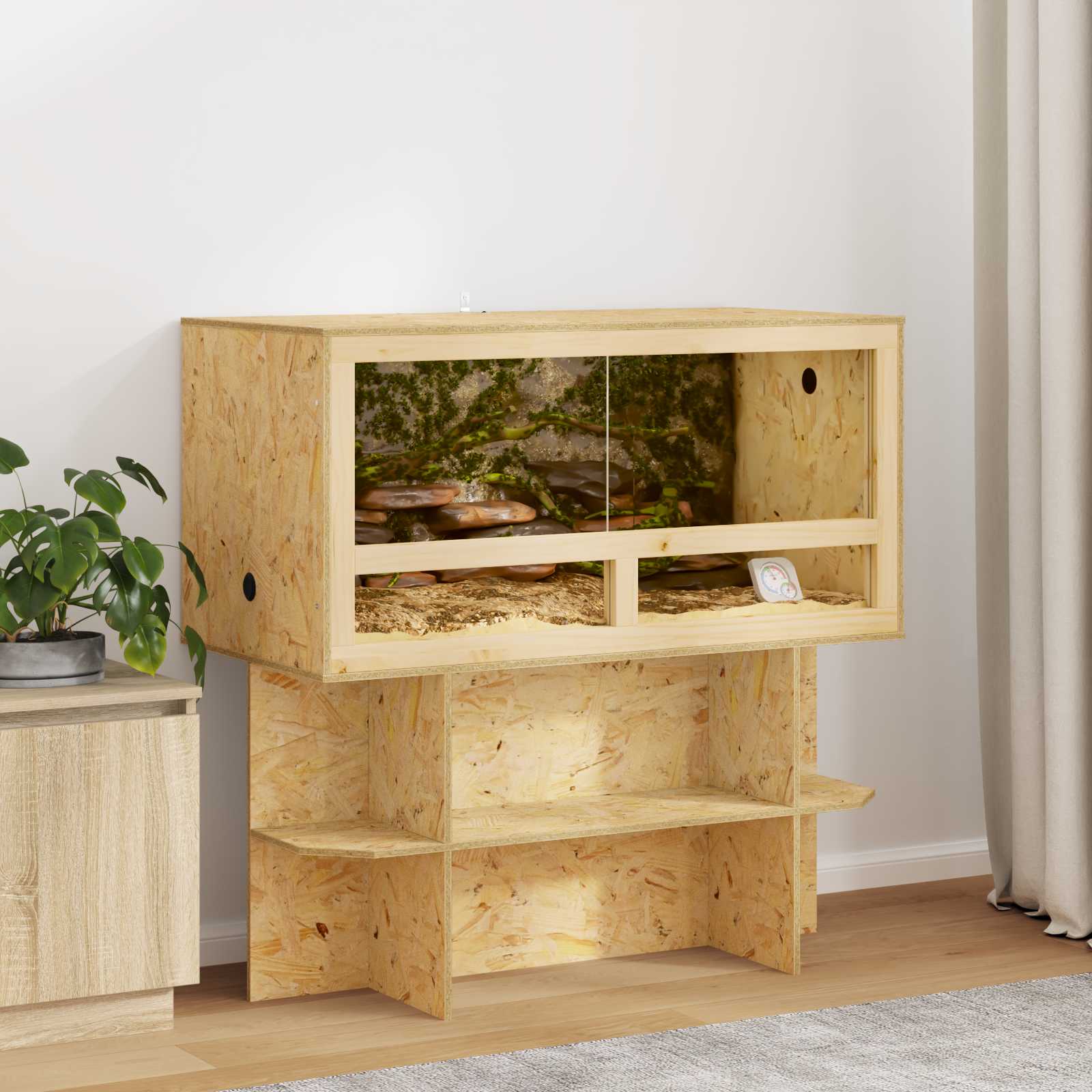 Terrarium Pruun 100 x 50 x 50 cm OSB