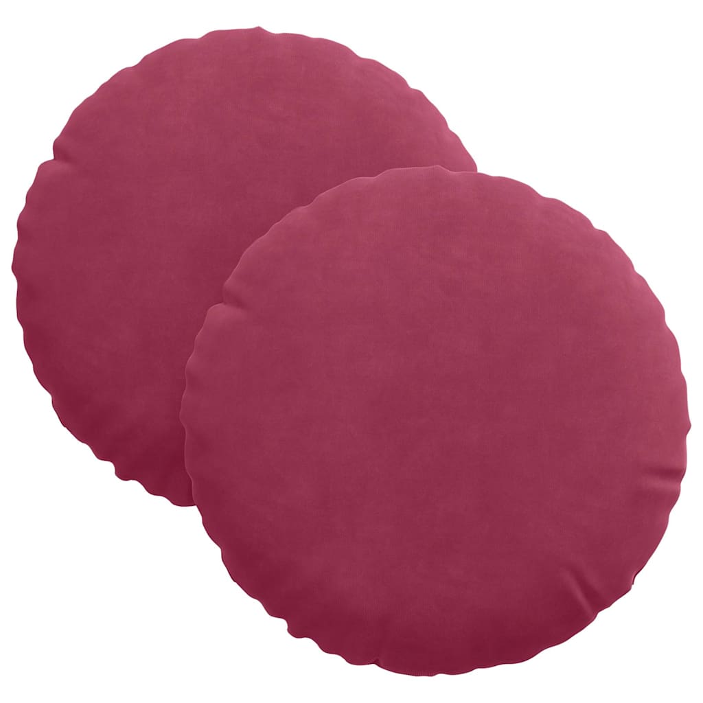 Istumispatjad 2 tk Samet Veinpunane Ø30 x 13 cm