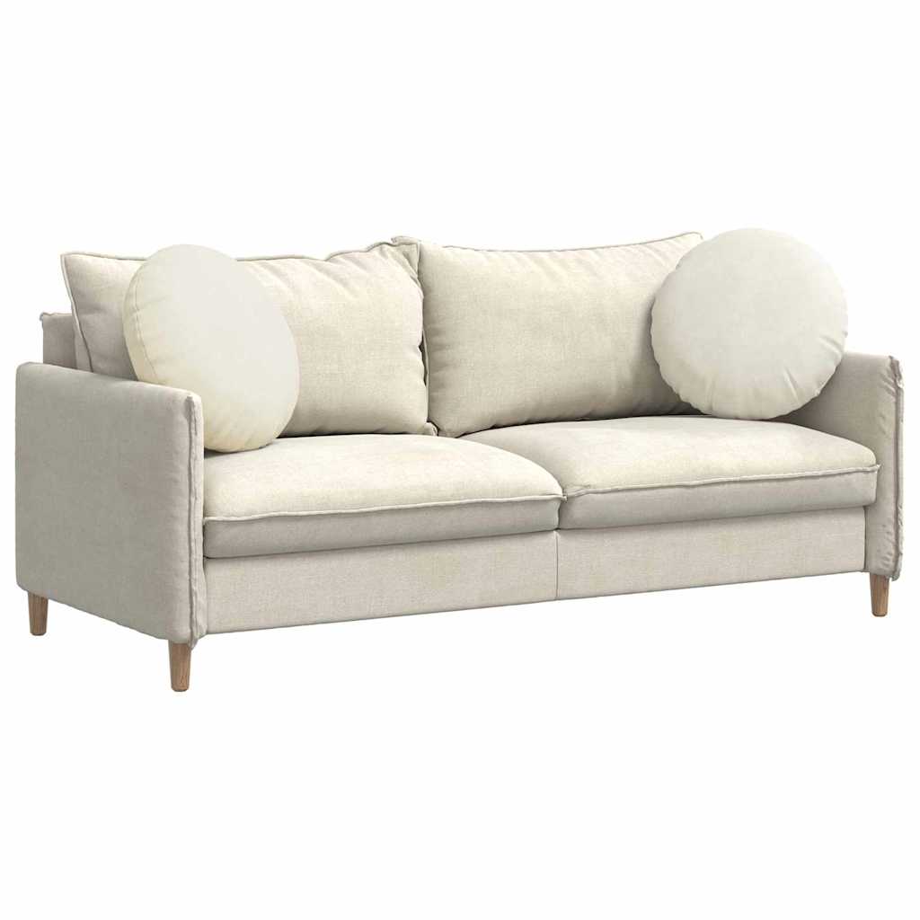 Istumispatjad 2 tk Samet cream Ø50 x 19 cm