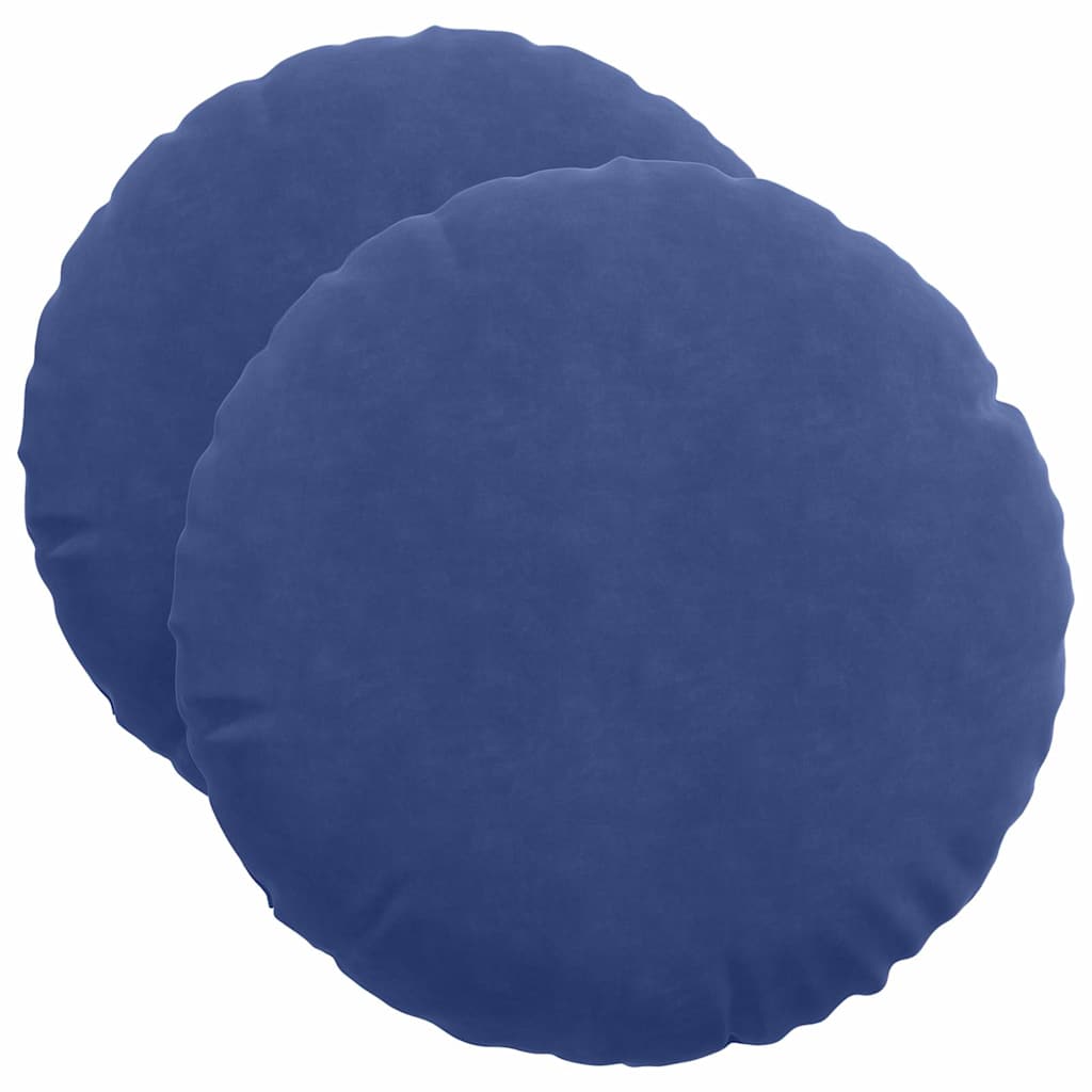 Istumispatjad 2 tk Samet Politsei sinine Ø50 x 19 cm
