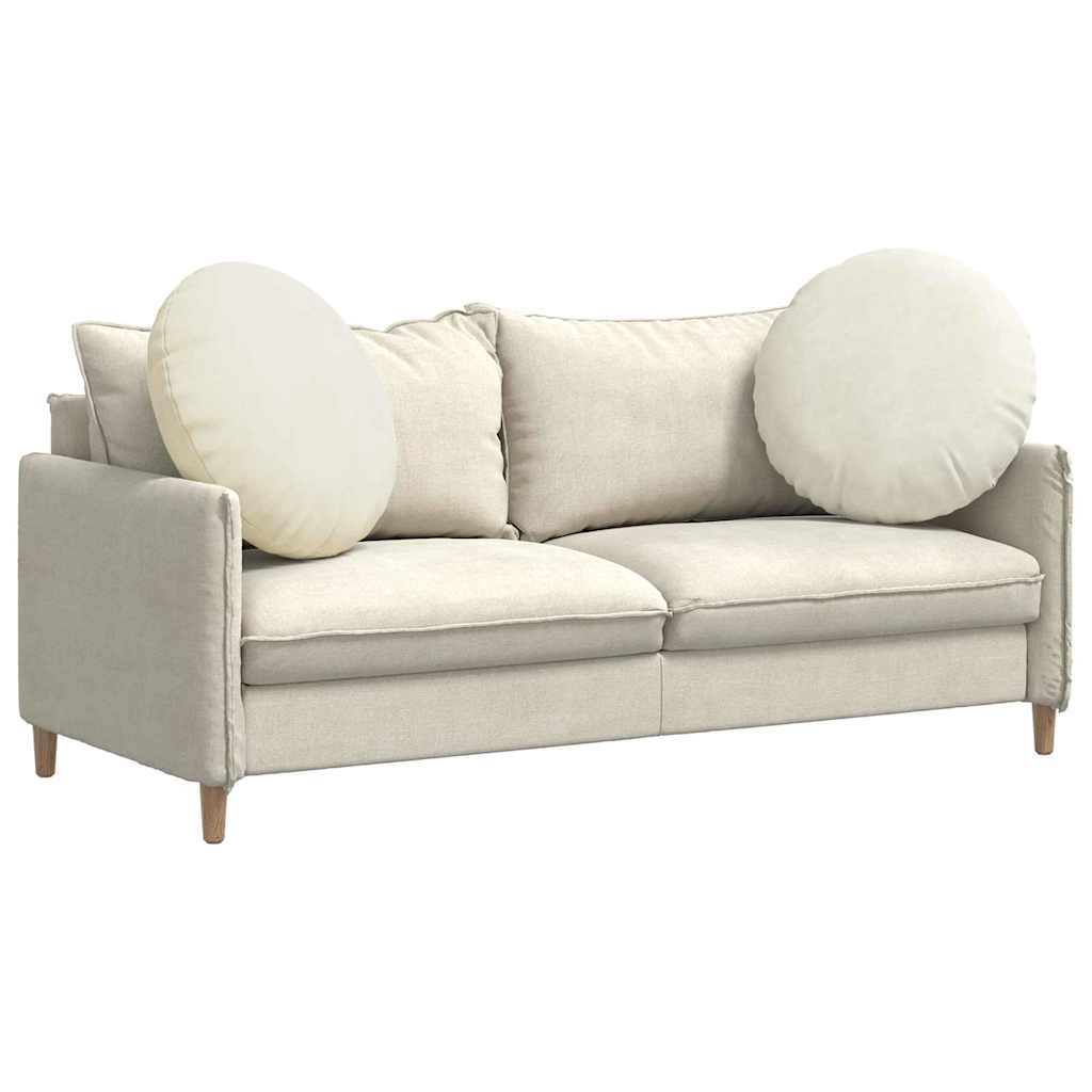 Istumispatjad 2 tk Samet cream Ø 80 x 29 cm
