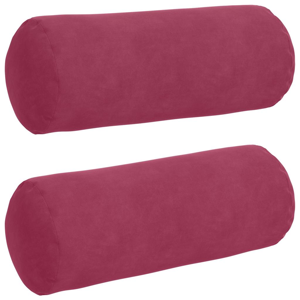 Padjad 2 pcs Veinpunane Ø 15 x 40 cm Korter kangas