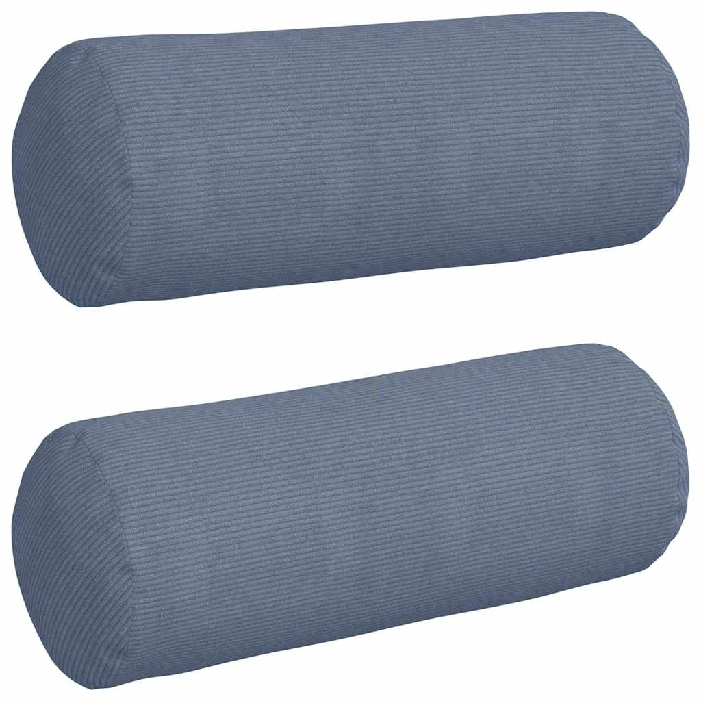 Padjad 2 pcs Sinine Ø 25 x 70 cm Korter kangas