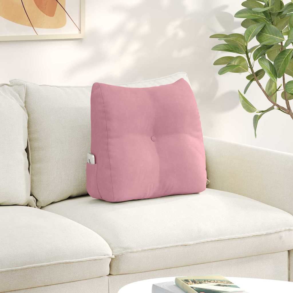 Seljatugi padi Roosa 45 x 50 x 24 cm Samet
