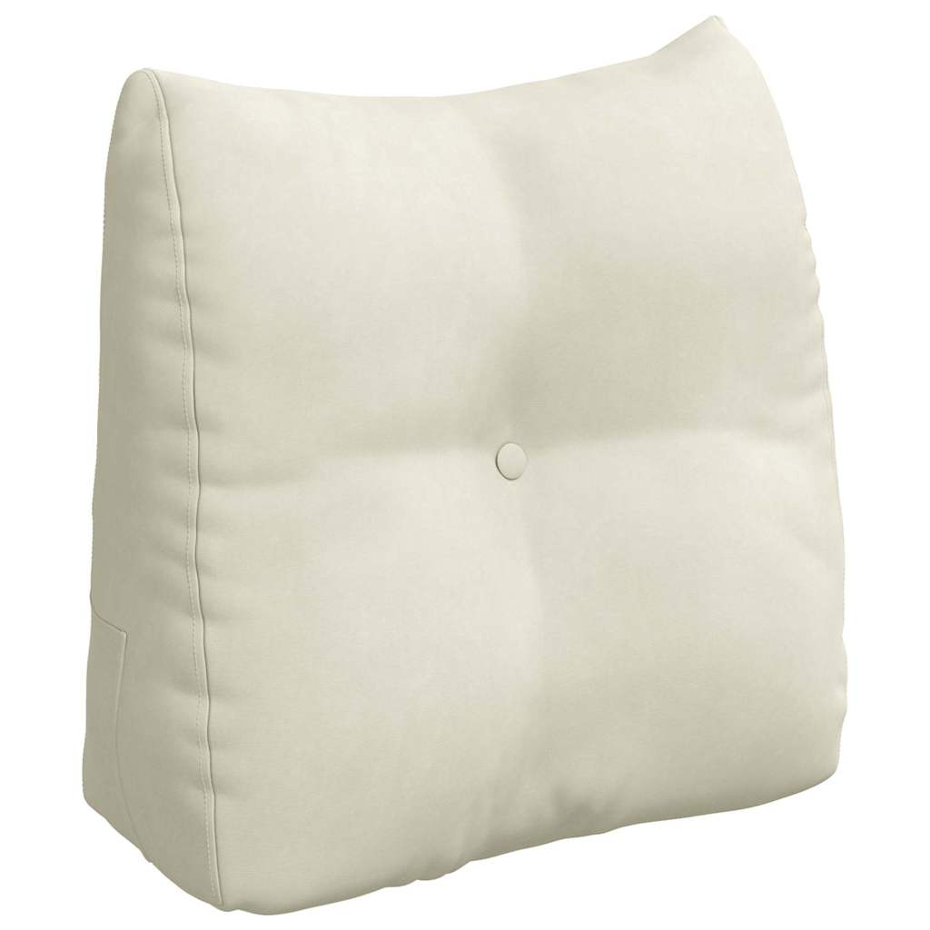 Seljatugi padi cream 45 x 50 x 24 cm Samet