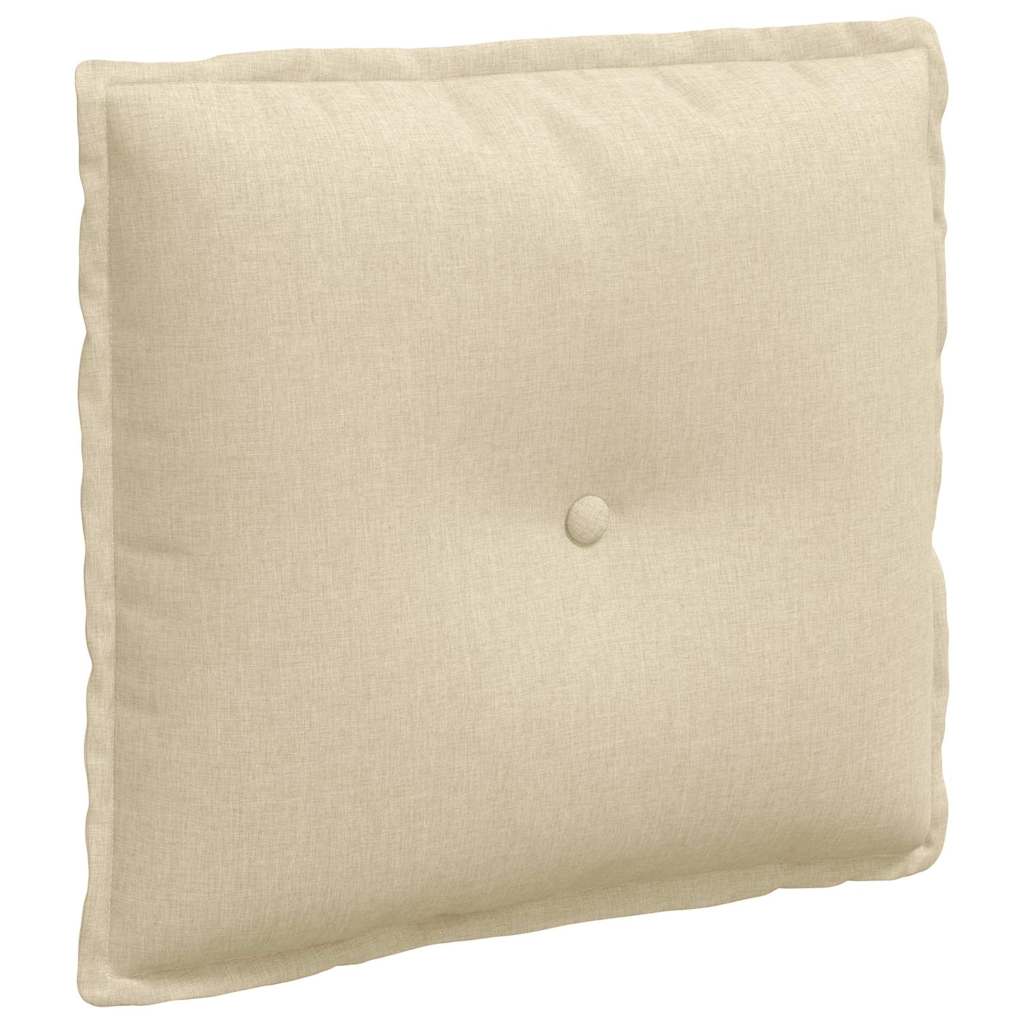 Seljatugi padi cream 50 x 45 x 19 cm kangas
