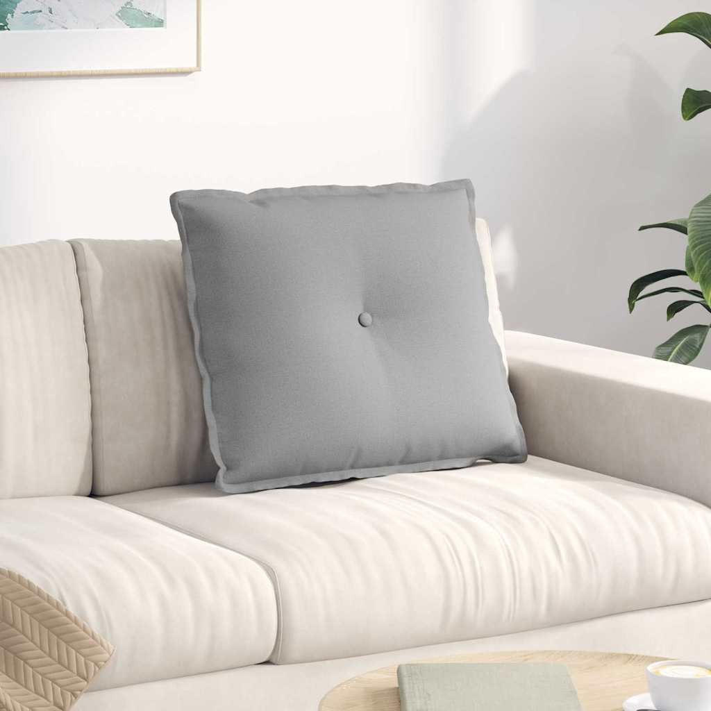 Seljatugi padi Pilvine hall 60 x 50 x 19 cm kangas