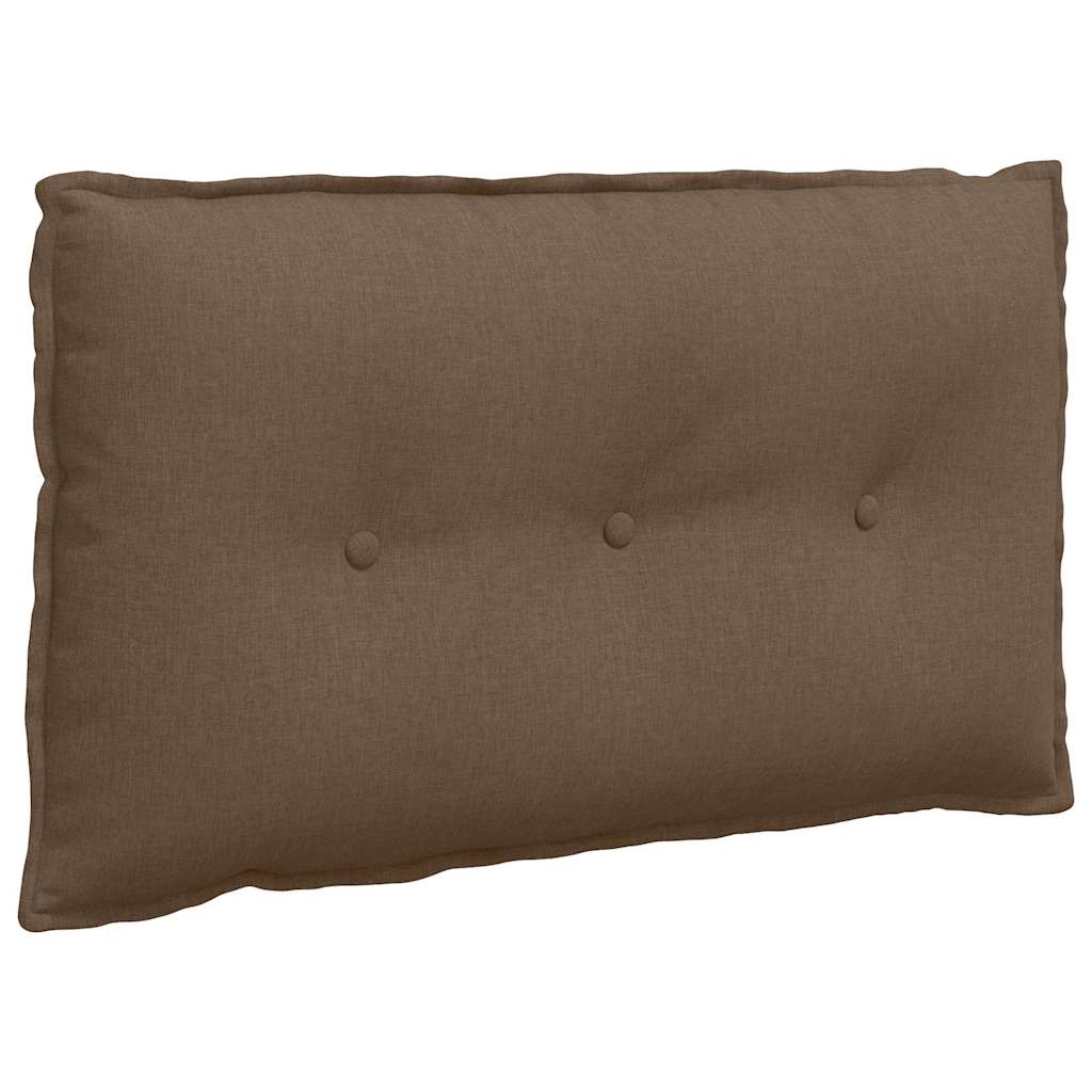 Seljatugi padi Pruun 80 x 19 x 50 cm kangas