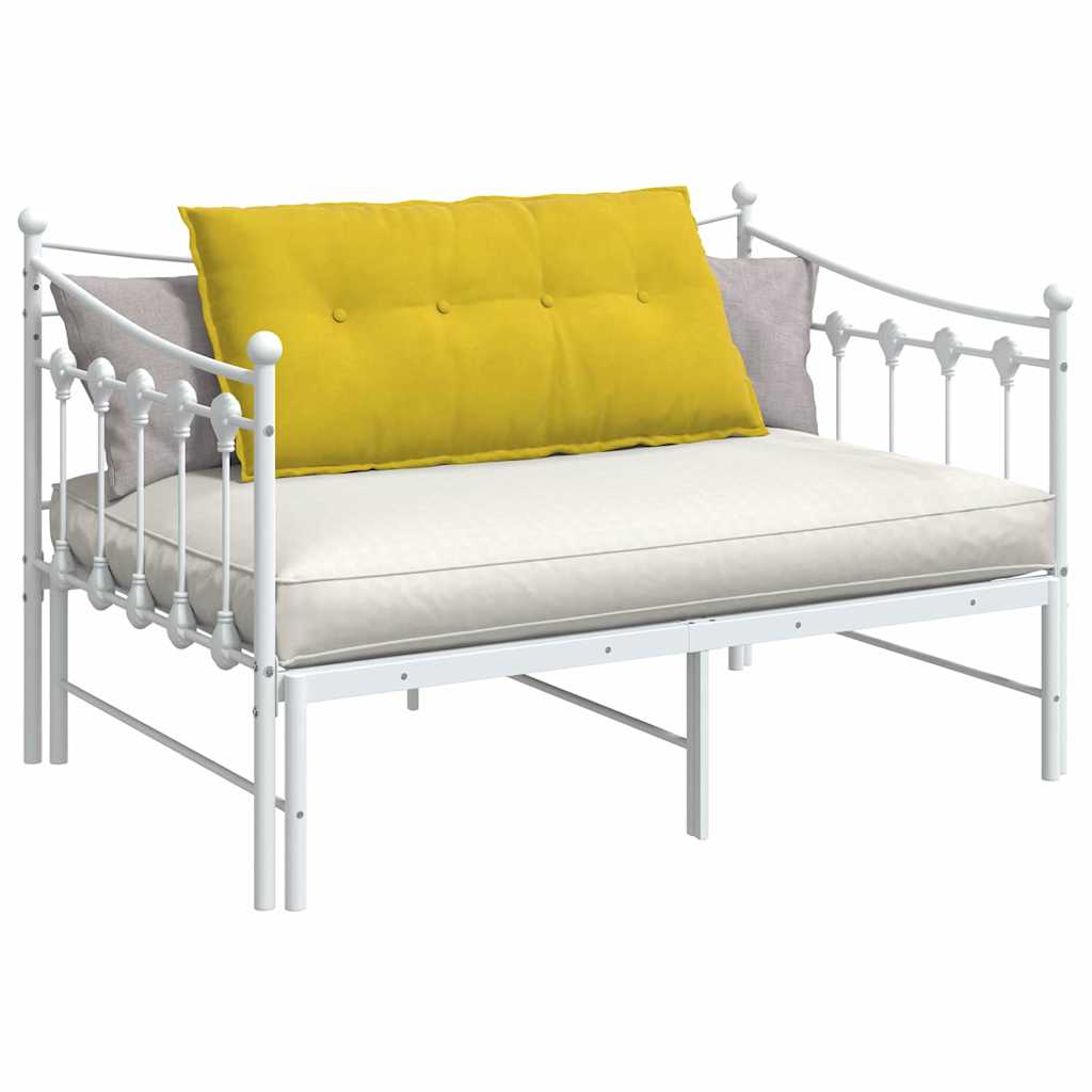 Seljatugi padi Kollane 100 x 50 x 19 cm Korter kangas