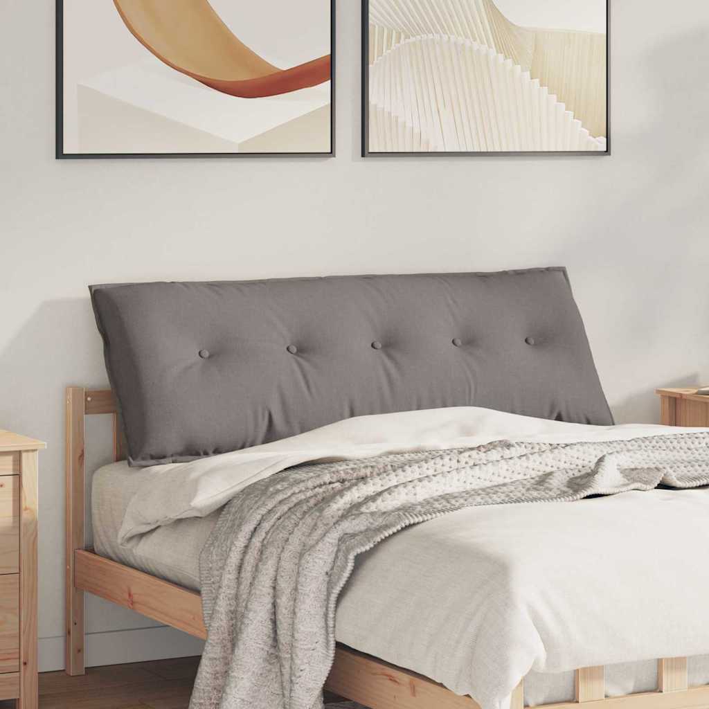 Seljatugi padi Pruunikashall 140 x 50 x 19 cm kangas