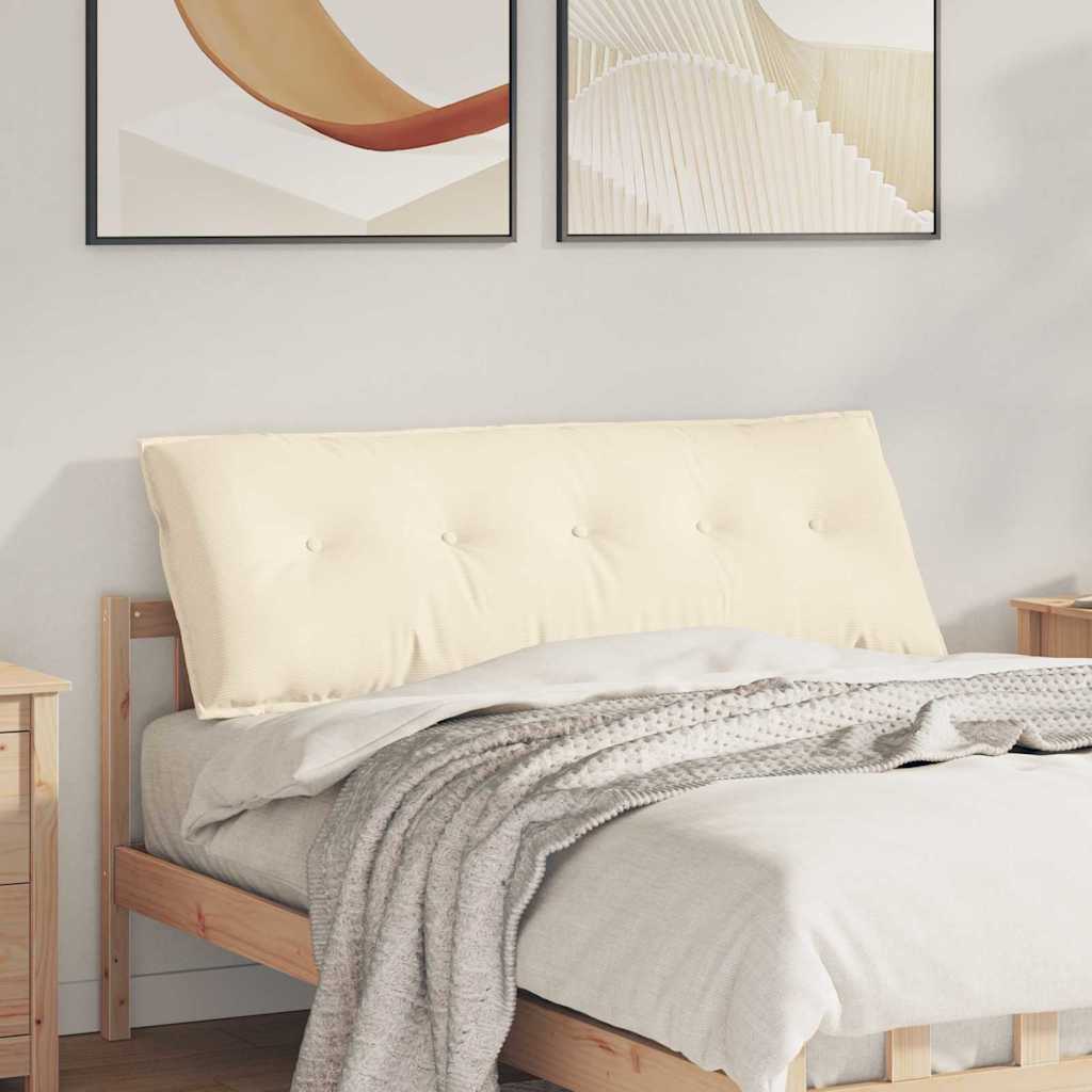 Seljatugi padi Kreemjas 140 x 50 x 19 cm Korter kangas