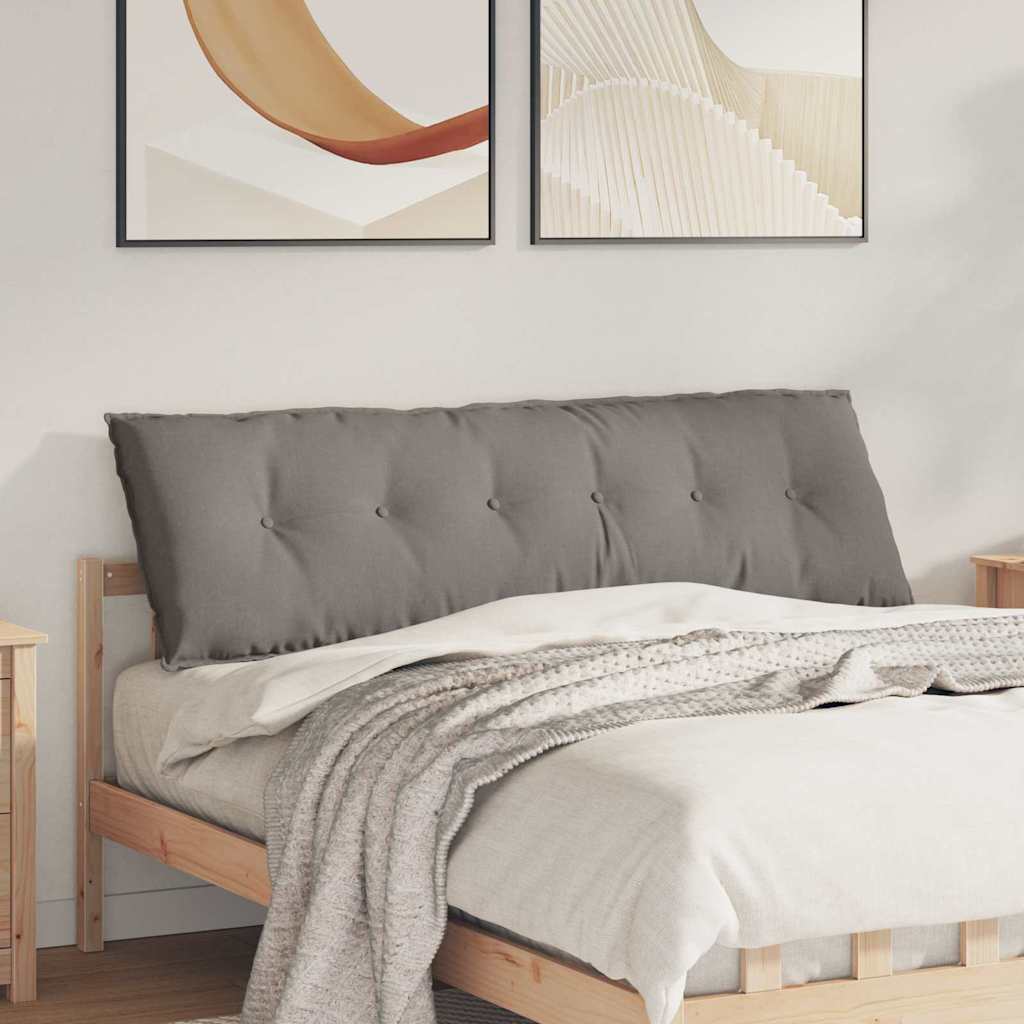 Seljatugi padi Pruunikashall 160 x 50 x 19 cm kangas