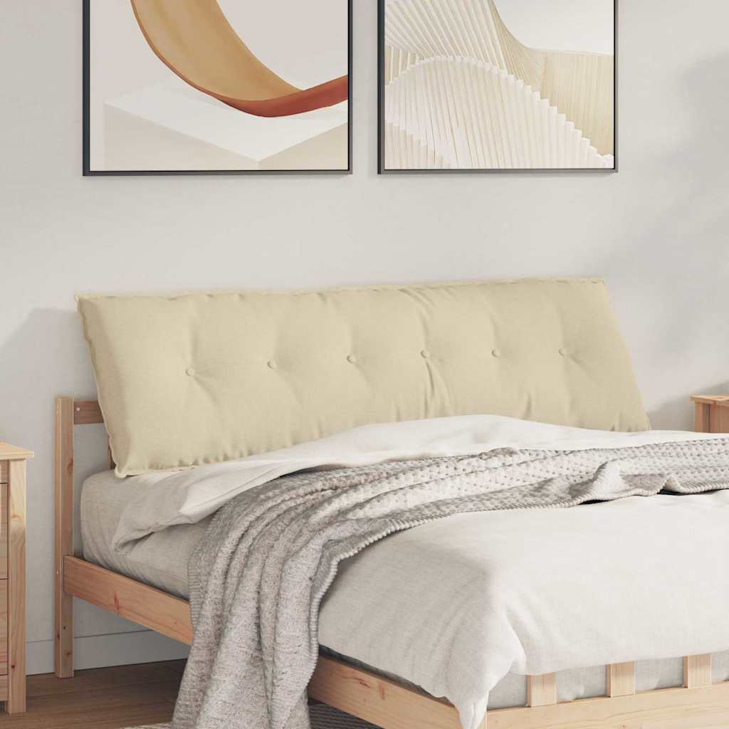Seljatugi padi cream 160 x 50 x 19 cm kangas
