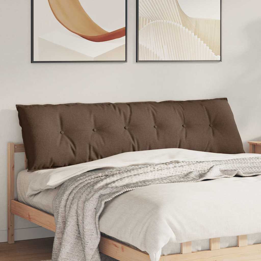 Seljatugi padi Pruun 180 x 19 x 50 cm kangas
