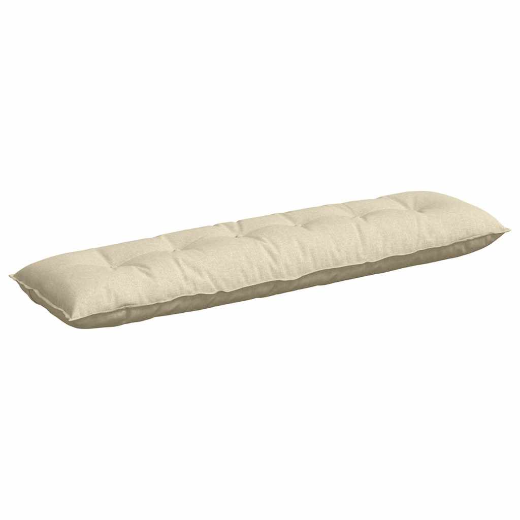 Seljatugi padi cream 180 x 50 x 19 cm kangas