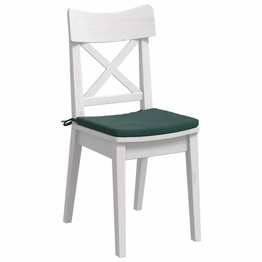 Istumispatjad 4 tk Samet Tume rohelise 40 x 40 x 3 cm