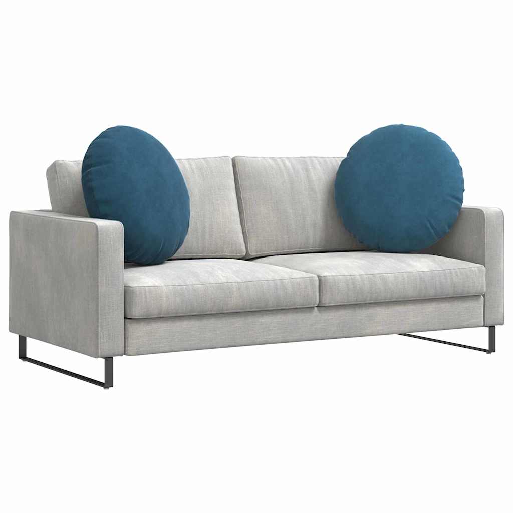 Istumispatjad 2 tk Samet Sinine Ø60 x 21 cm