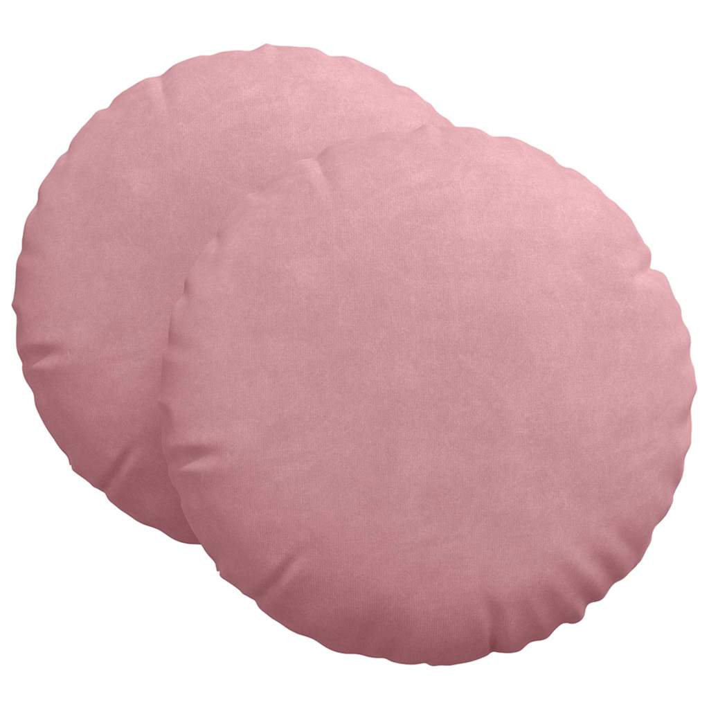 Istumispatjad 2 tk Samet Roosa Ø 80 x 29 cm