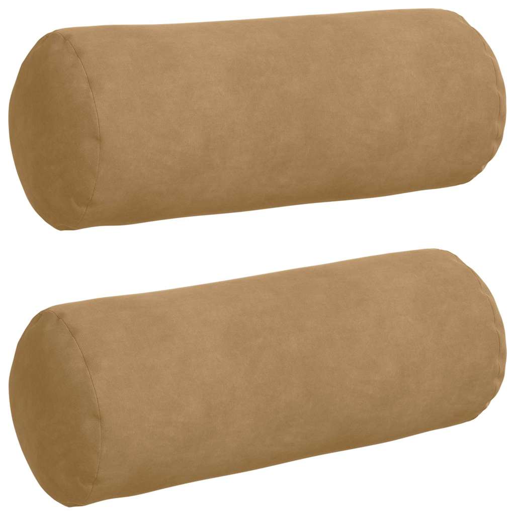 Padjad 2 pcs Pruun Ø 15 x 40 cm Korter kangas