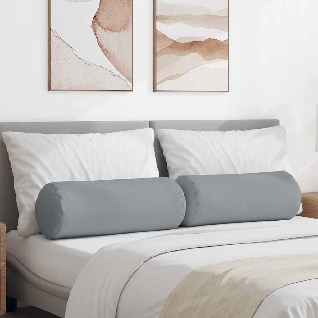 Padjad 2 tk kangas Helehall Ø 25 x 70 cm